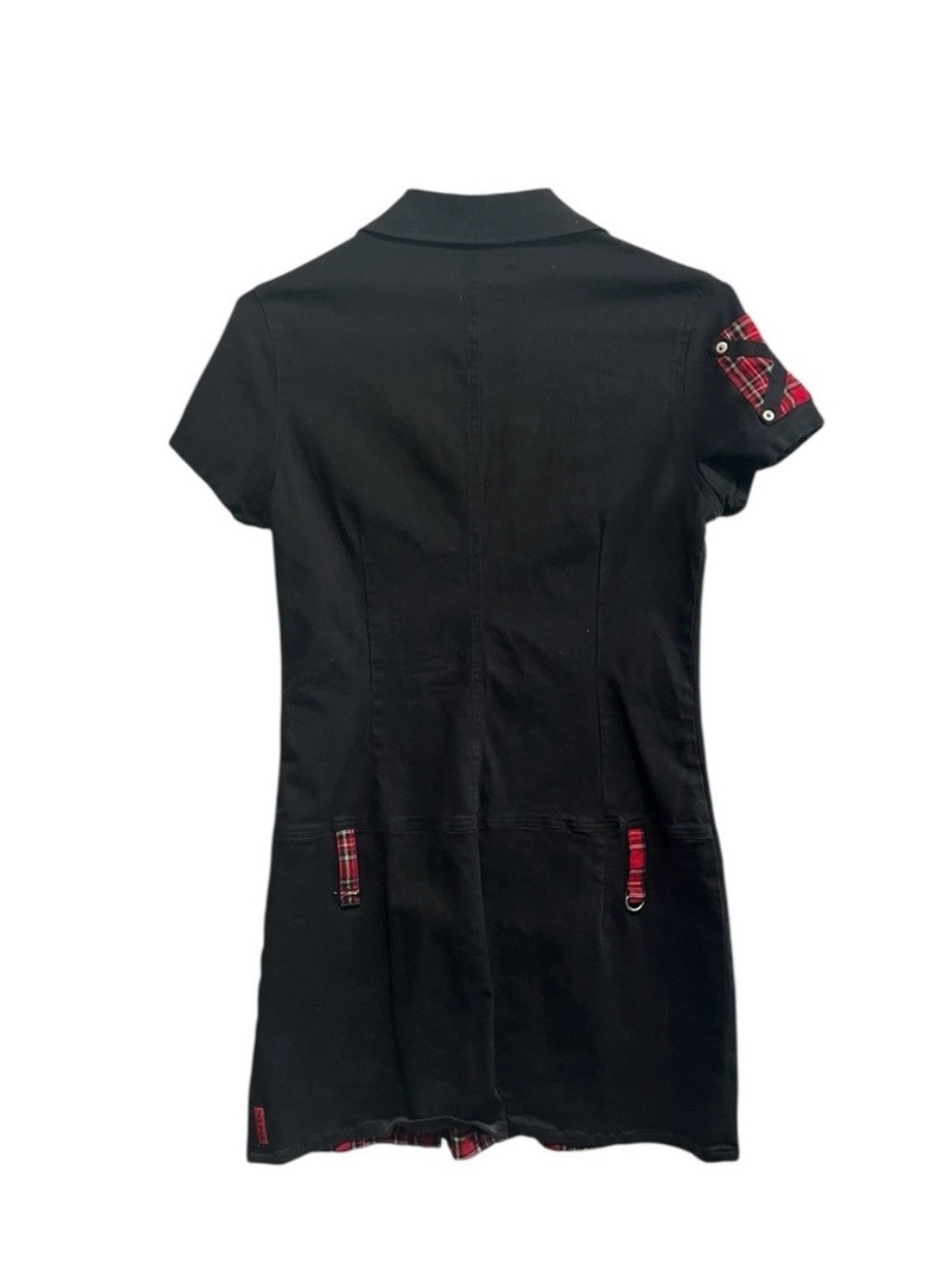 Tripp NYC Black and Red Safety Pin Mini Dress in Excellent Pre Loved Condition - Picture 3 of 3